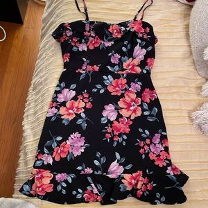 Francesca’s mini floral dress